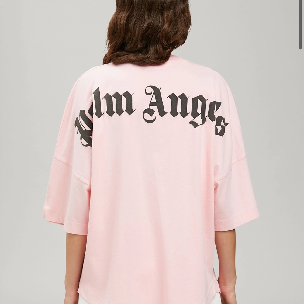 Authentic Palm Angels Baby Pink Tee